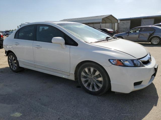 2HGFA16819H330296 - 2009 HONDA CIVIC EX WHITE photo 4