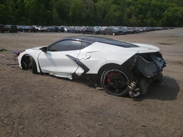 1G1YC2D4XM5102121 - 2021 CHEVROLET CORVETTE STINGRAY 3LT WHITE photo 2