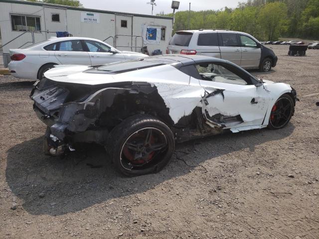 1G1YC2D4XM5102121 - 2021 CHEVROLET CORVETTE STINGRAY 3LT WHITE photo 3