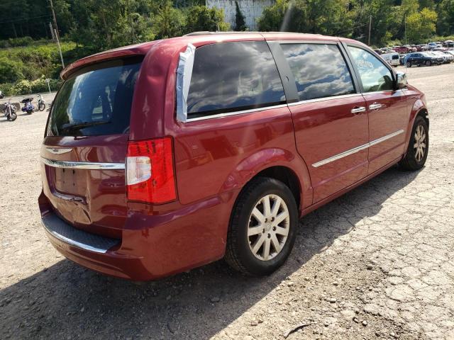 2A4RR8DG1BR749539 - 2011 CHRYSLER TOWN & COU TOURING L MAROON photo 4