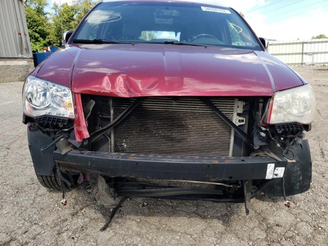 2A4RR8DG1BR749539 - 2011 CHRYSLER TOWN & COU TOURING L MAROON photo 9