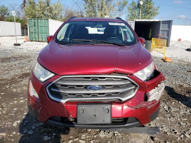 MAJ6P1UL2JC189482 - 2018 FORD ECOSPORT SE ბურგუნდია ფოტო 5