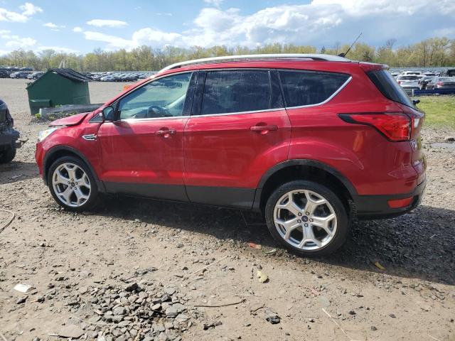 1FMCU9J90KUA85710 - 2019 FORD ESCAPE TITANIUM BURGUNDY photo 2