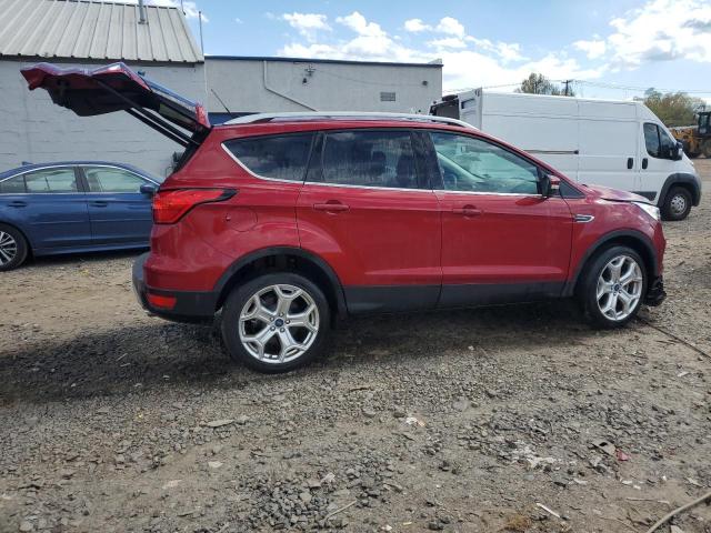 1FMCU9J90KUA85710 - 2019 FORD ESCAPE TITANIUM BURGUNDY photo 3