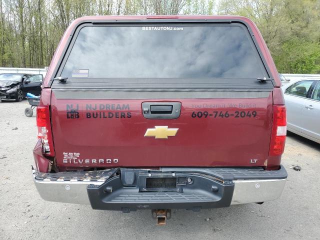 3GCPCSE03DG258721 - 2013 CHEVROLET SILVERADO C1500 LT MAROON photo 6