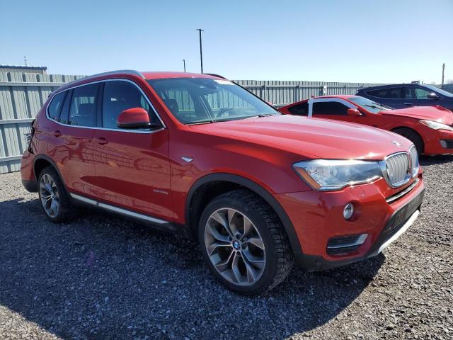 5UXWX9C51H0T07768 - 2017 BMW X3 XDRIVE28I RED photo 4