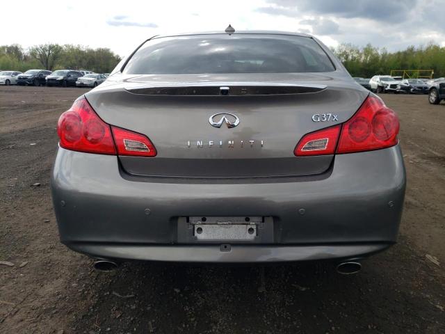 JN1CV6AR1AM250360 - 2010 INFINITI G37 GRAY photo 6