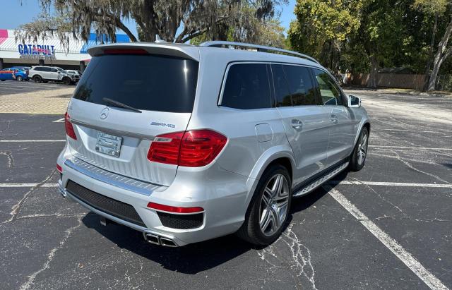 4JGDF7EE3EA282919 - 2014 MERCEDES-BENZ GL 63 AMG SILVER photo 4