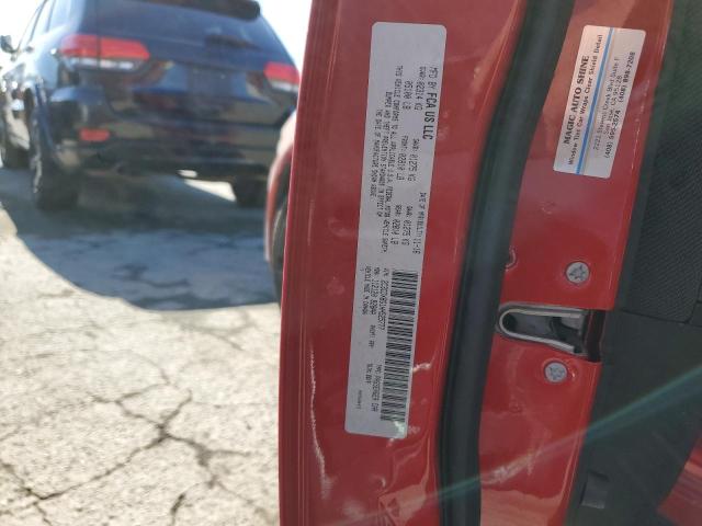2C3CDXBG1HH525777 - 2017 DODGE CHARGER SE RED photo 12