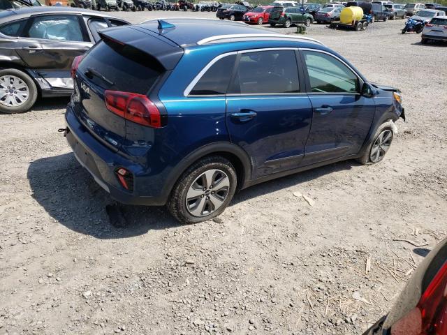 KNDCB3LC3N5499255 - 2022 KIA NIRO LX BLUE photo 3