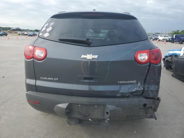 1GNLREEDXAJ243698 - 2010 CHEVROLET TRAVERSE LS GRAY photo 6