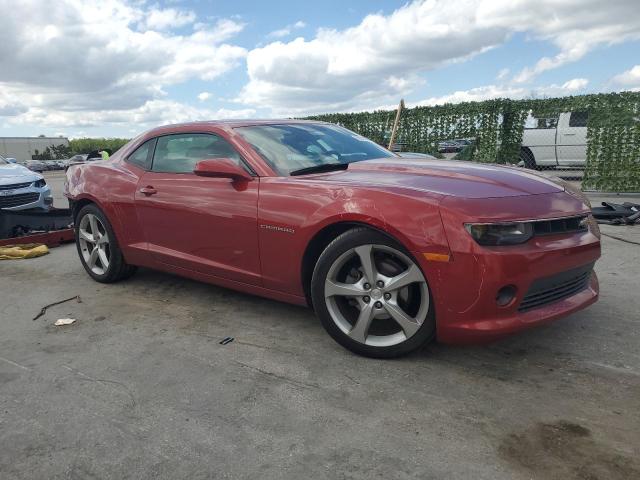 2G1FF1E30F9193551 - 2015 CHEVROLET CAMARO LT RED photo 4