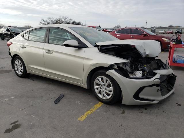 5NPD74LF7HH139495 - 2017 HYUNDAI ELANTRA SE BEIGE photo 4