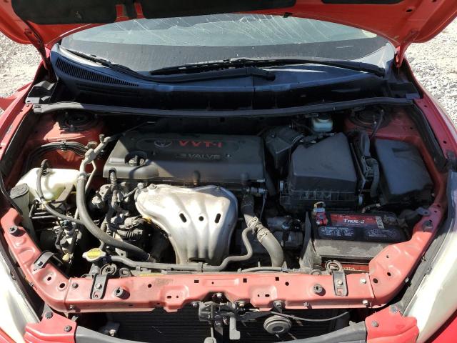 2T1LE4EE5AC015854 - 2010 TOYOTA COROLLA MA S RED photo 11