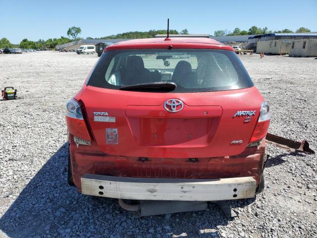 2T1LE4EE5AC015854 - 2010 TOYOTA COROLLA MA S RED photo 6