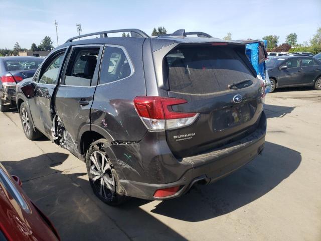 JF2SKAUC9KH547738 - 2019 SUBARU FORESTER LIMITED GRAY photo 2