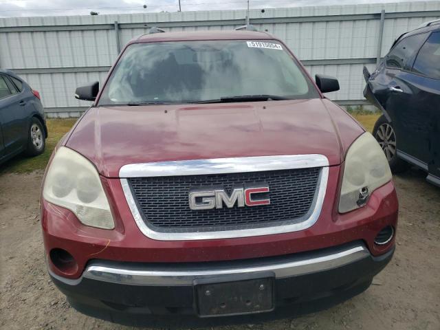 1GKLRKED7AJ188512 - 2010 GMC ACADIA SL RED photo 5