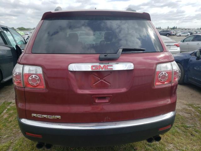 1GKLRKED7AJ188512 - 2010 GMC ACADIA SL RED photo 6