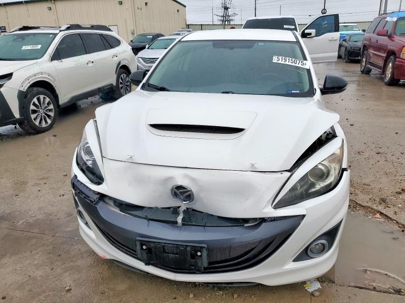 JM1BL1L3XD1751943 - 2013 MAZDA SPEED 3 WHITE photo 5