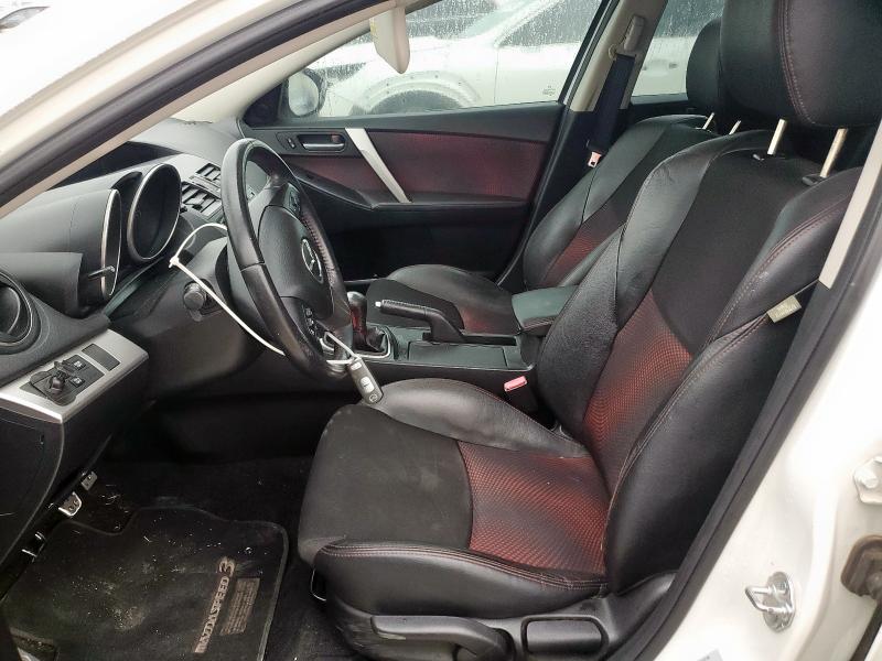 JM1BL1L3XD1751943 - 2013 MAZDA SPEED 3 WHITE photo 7