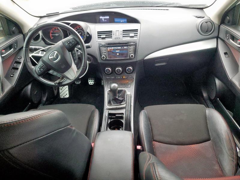 JM1BL1L3XD1751943 - 2013 MAZDA SPEED 3 WHITE photo 8