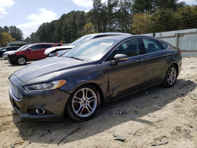 3FA6P0SU1GR182829 - 2016 FORD FUSION TITANIUM PHEV GRAY photo 1