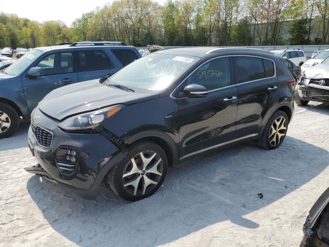 KNDPRCA61H7265862 - 2017 KIA SPORTAGE SX BLACK photo 1