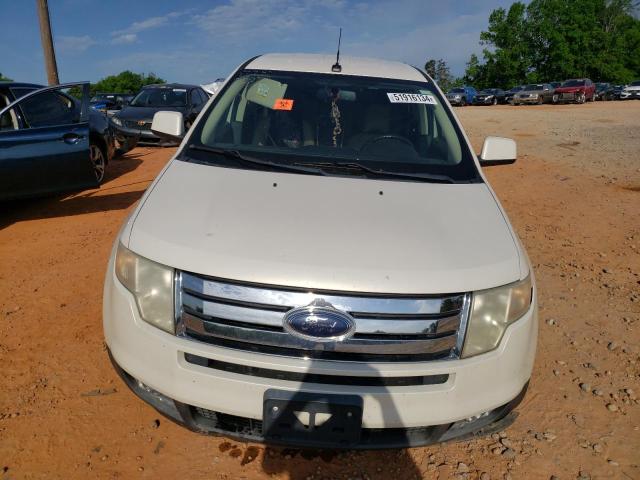 2FMDK38C98BA74664 - 2008 FORD EDGE SEL WHITE photo 5