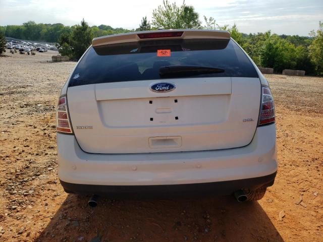 2FMDK38C98BA74664 - 2008 FORD EDGE SEL WHITE photo 6