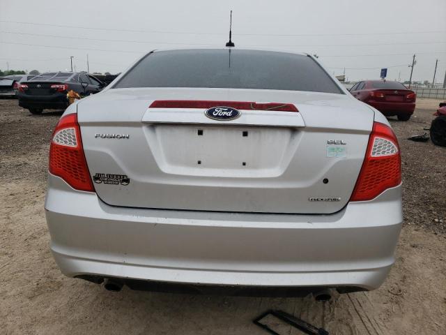 3FAHP0JG8CR307579 - 2012 FORD FUSION SEL SILVER photo 6