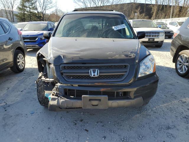 2HKYF18595H544742 - 2005 HONDA PILOT EXL BLACK photo 5