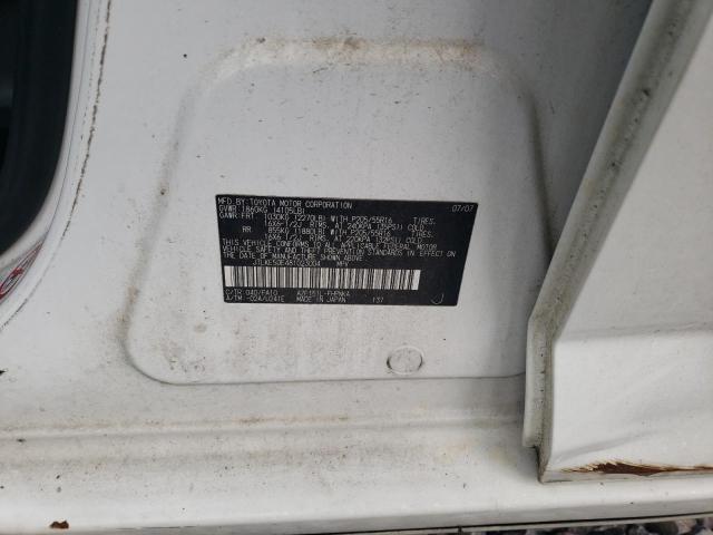 JTLKE50E481023004 - 2008 TOYOTA SCION XB 白色 照片 13