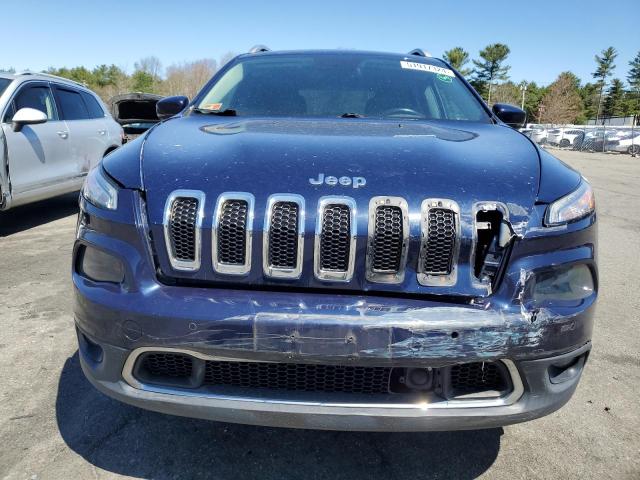 1C4PJMDS8EW120390 - 2014 JEEP CHEROKEE LIMITED BLUE photo 5