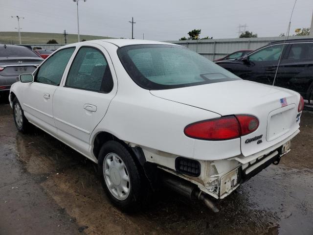 1FALP6532SK209848 - 1995 FORD CONTOUR GL WHITE photo 2