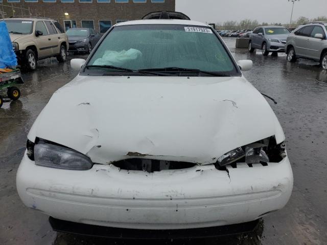 1FALP6532SK209848 - 1995 FORD CONTOUR GL WHITE photo 5