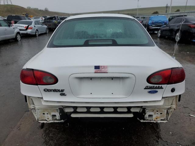 1FALP6532SK209848 - 1995 FORD CONTOUR GL WHITE photo 6