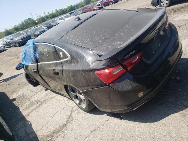 1G1ZG5ST9KF189974 - 2019 CHEVROLET MALIBU RS BLACK photo 2