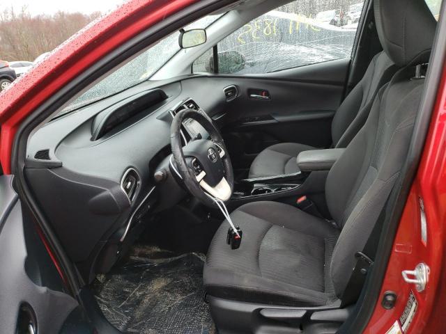 JTDKARFP0H3005000 - 2017 TOYOTA PRIUS PRIM წითელი ფოტო 7