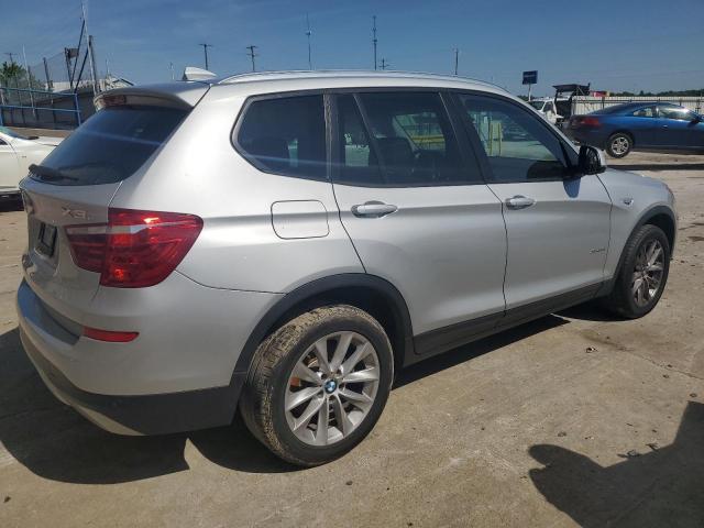 5UXWX9C31H0W80159 - 2017 BMW X3 XDRIVE28I SILVER photo 3