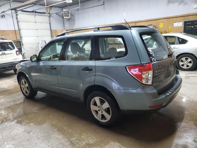 JF2SH6BC0AH796748 - 2010 SUBARU FORESTER XS BLUE photo 2