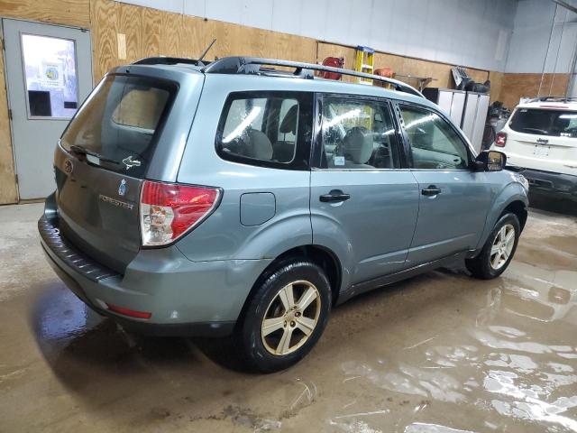 JF2SH6BC0AH796748 - 2010 SUBARU FORESTER XS BLUE photo 3