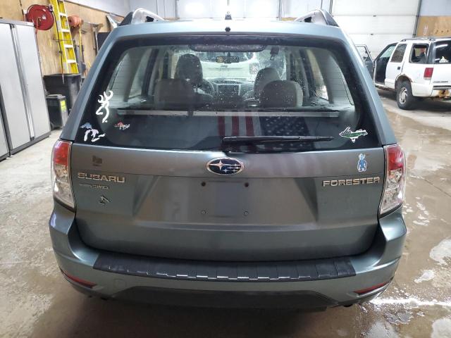 JF2SH6BC0AH796748 - 2010 SUBARU FORESTER XS BLUE photo 6