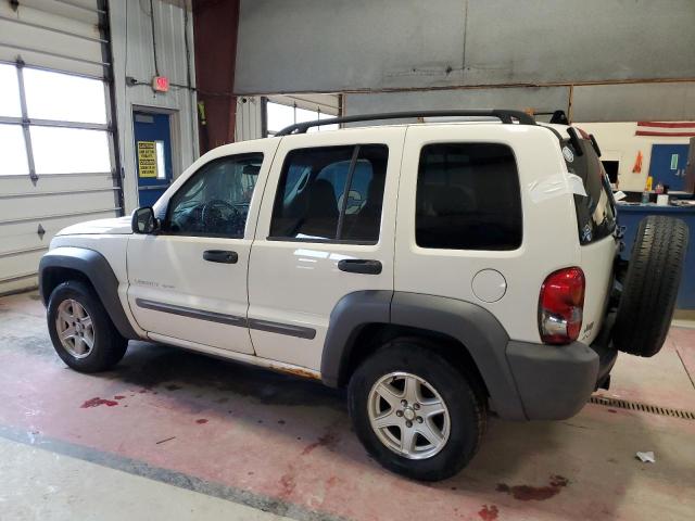 1J4GL48K83W528836 - 2003 JEEP LIBERTY SPORT WHITE photo 2