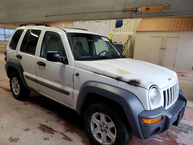 1J4GL48K83W528836 - 2003 JEEP LIBERTY SPORT WHITE photo 4