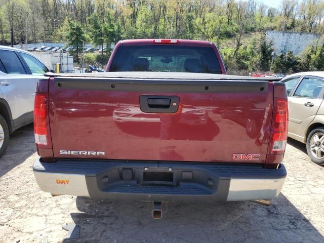 3GTP2VE75DG325336 - 2013 GMC SIERRA K1500 SLE MAROON photo 6