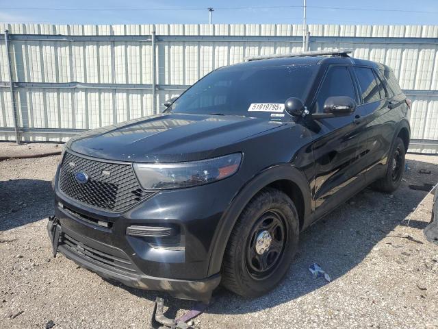 1FM5K8AB1MGB04455 - 2021 FORD EXPLORER POLICE INTERCEPTOR 黑色 照片 1