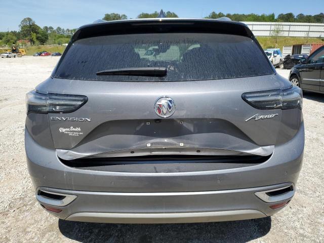 LRBFZRR40ND070364 - 2022 BUICK ENVISION AVENIR GRAY photo 6