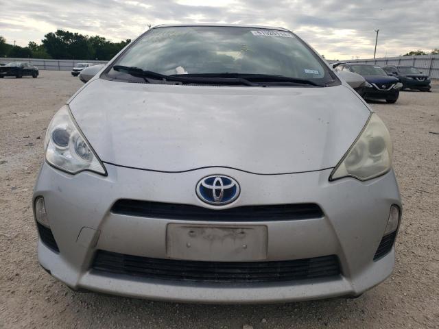 JTDKDTB38C1522556 - 2012 TOYOTA PRIUS C SILVER photo 5