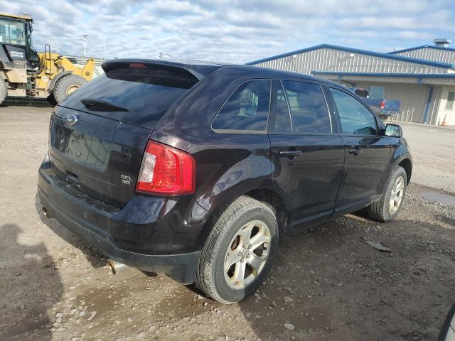 2FMDK4JC0DBC79994 - 2013 FORD EDGE SEL BLACK photo 3