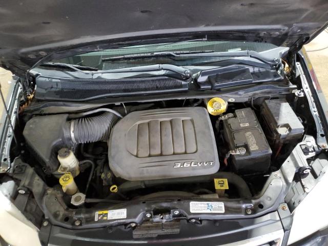 2C4RC1CG8ER249656 - 2014 CHRYSLER TOWN & COU TOURING L BLACK photo 12